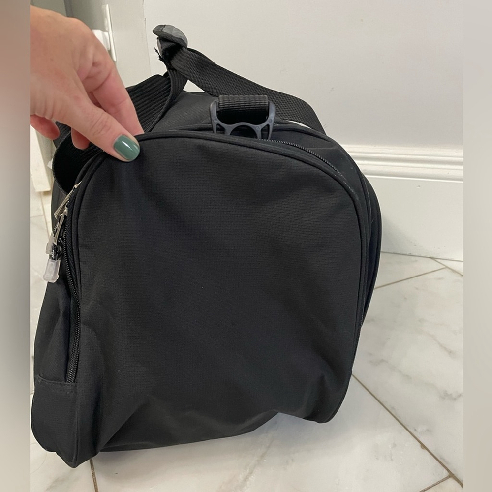 Calpak black canvas multi-pocket dual strap duffel bag travel luggage gym - Picture 5 of 11